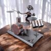 Cadeau pour musicien batteur - Figurine batteur en métal
