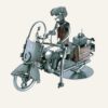 Moto de police miniature en métal