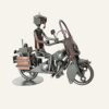Moto de police miniature en métal