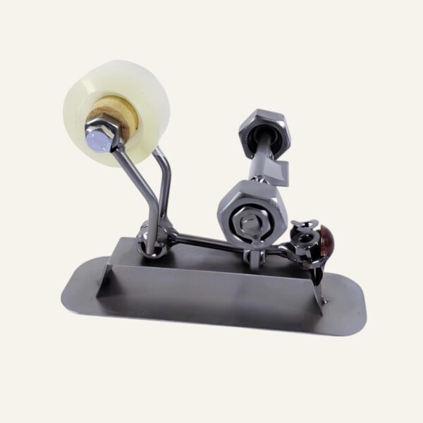 Cadeau musculation drôle - Figurine banc de musculation en métal