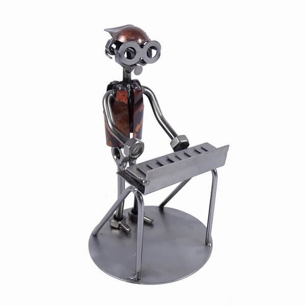 Figurine claviériste homme - Cadeau musicien