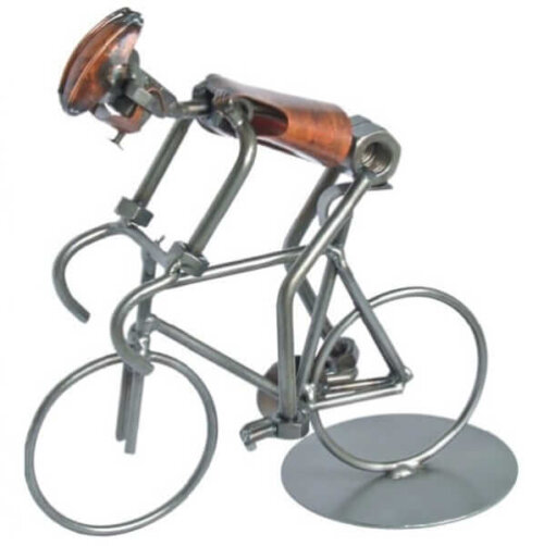 Figurine Cycliste métal - Cadeau Cycliste