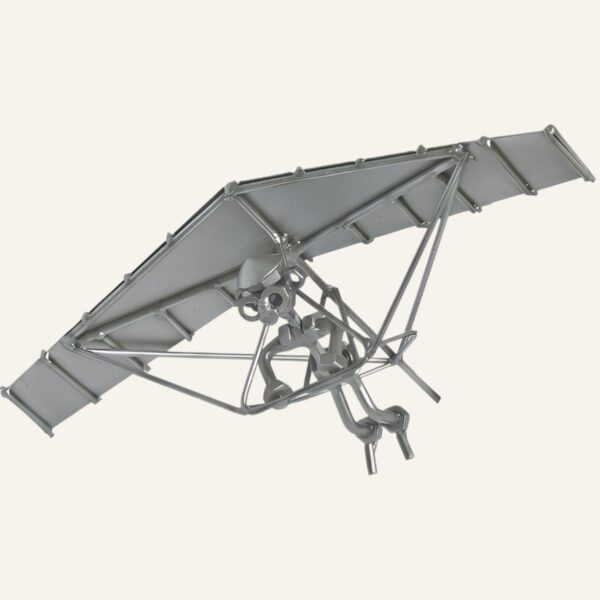 Figurine deltaplane en métal