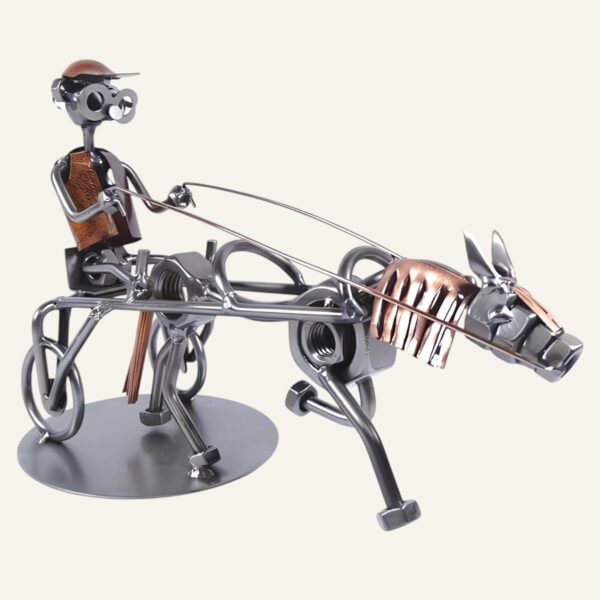 Figurine trot attelé - Cadeau turfiste