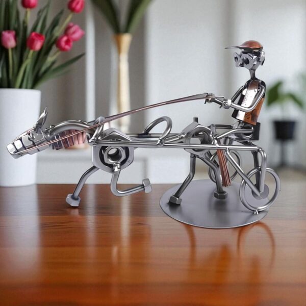Figurine trot attelé - Cadeau turfiste