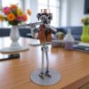 Figurine flûtiste homme - Un cadeau pour un homme musicien jouant de la flûte
