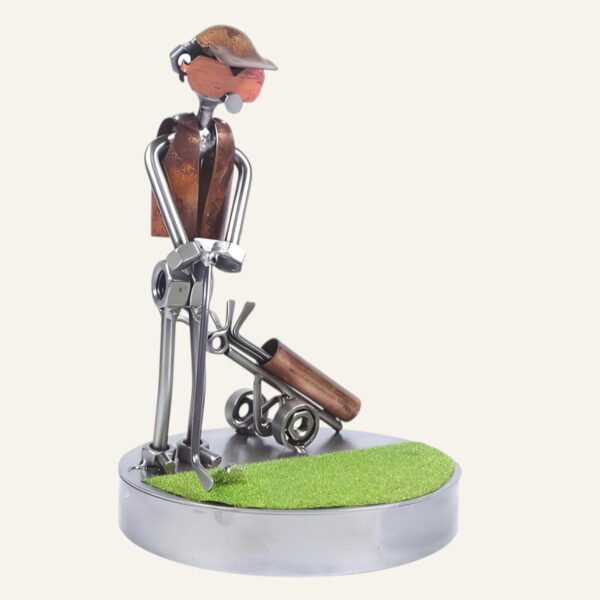 Figurine golfeur au putt