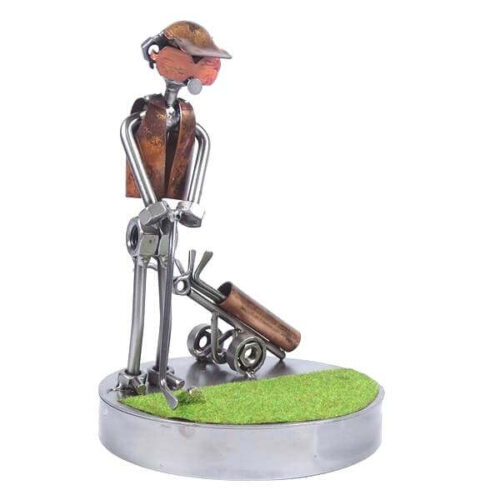 Figurine golfeur au putt - Cadeau Golf