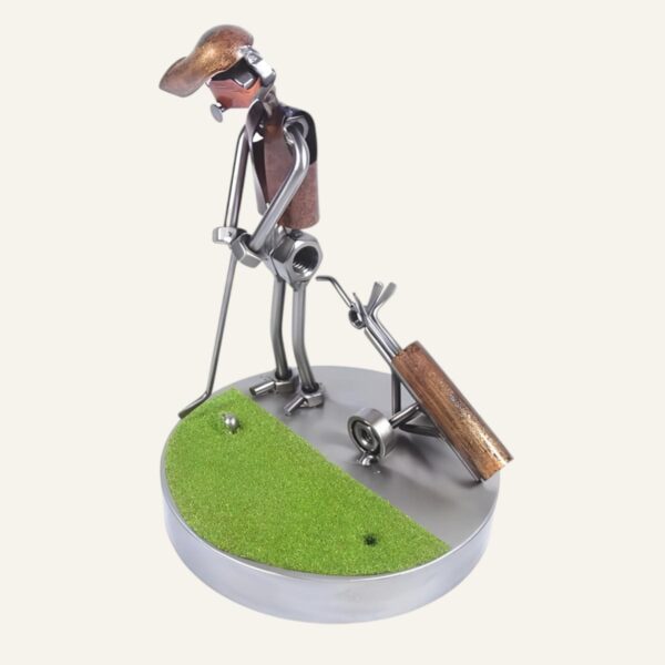 Figurine golfeur au putt
