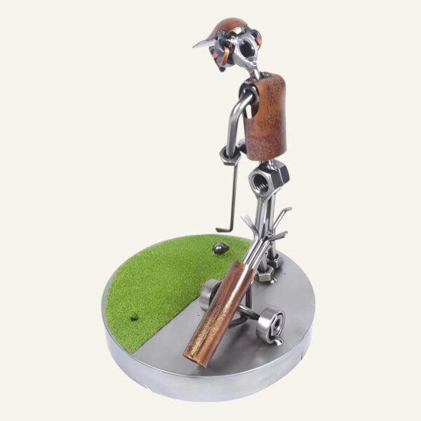 Figurine golfeur au putt
