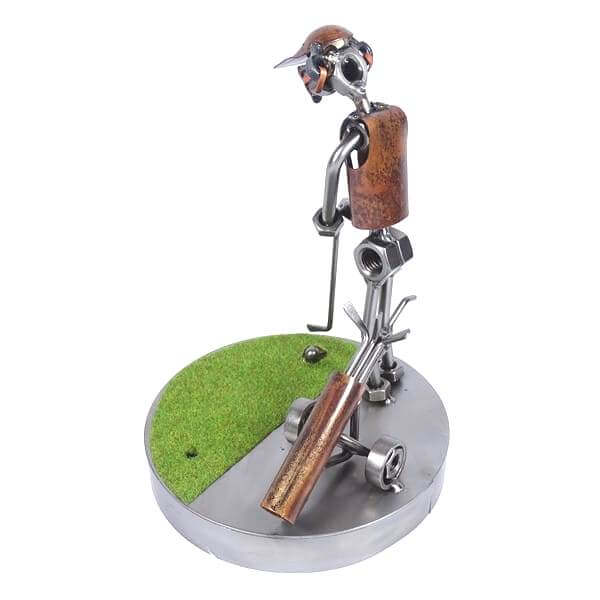 Figurine golfeur au putt - Cadeau Golf