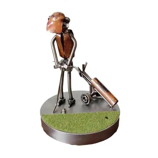 Figurine Solaire Puckator - Joueur De Golf Animé | Décoration Interactive Pour Rebord De Fenêtre