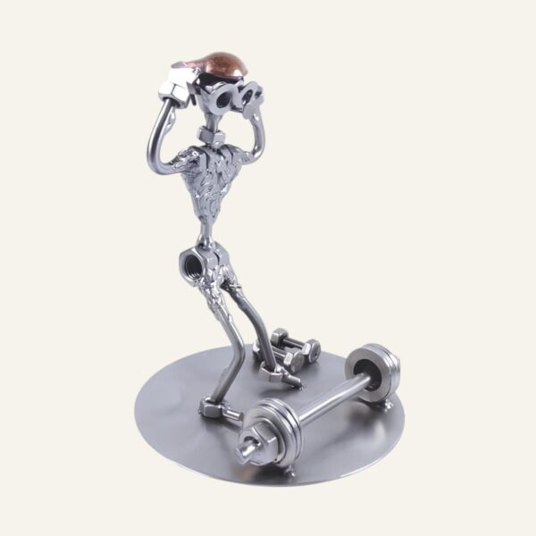 Figurine homme haltérophile