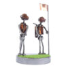 Figurine golfeur au putt