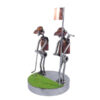 Figurine joueur de golf au putt