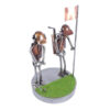 Figurine joueur de golf au putt