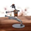 Figurine karaté : Figurine métal représentant un karatéka de manière humoristique