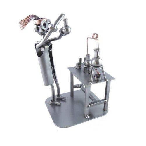 Figurine chimiste femme Cadeau chimiste