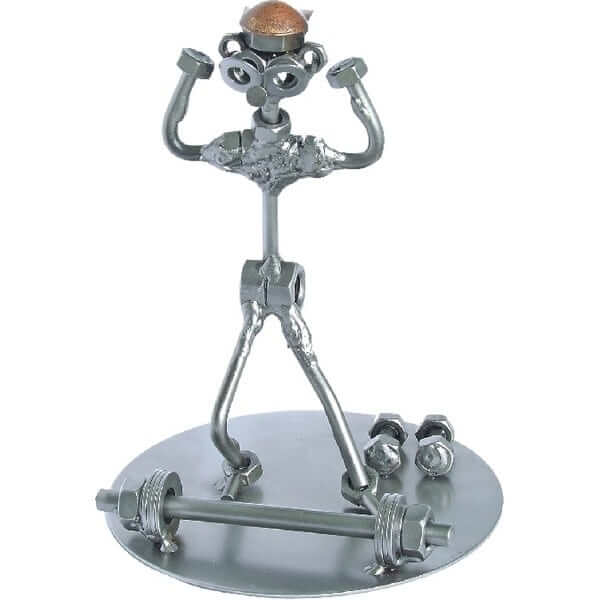 Figurine homme haltérophile