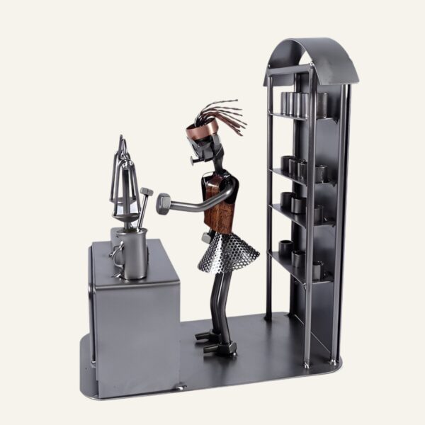 Figurine pharmacienne en métal - Cadeau pharmacienne