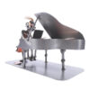 Figurine pianiste femme