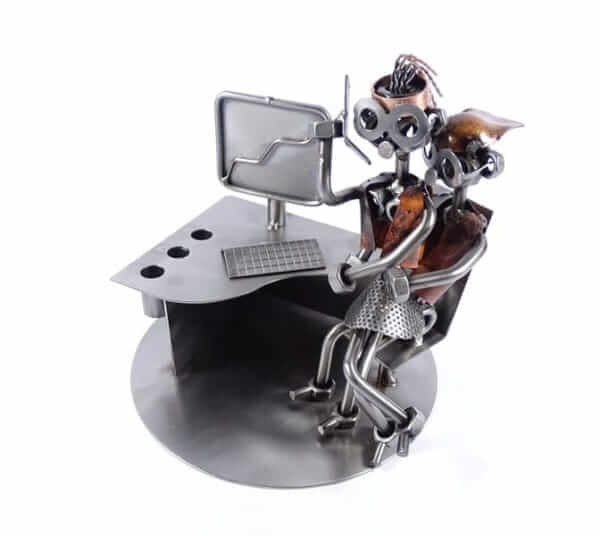 Figurine couple au bureau