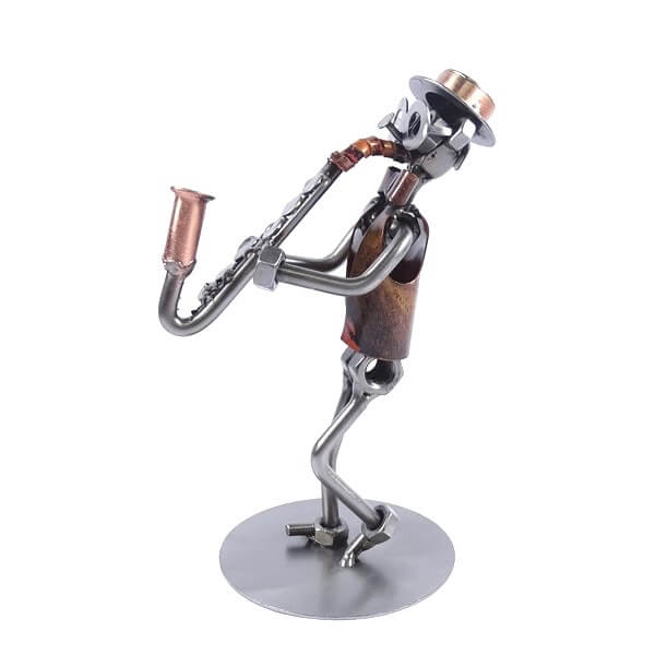 Figurine saxophoniste - Cadeau saxophoniste très original !