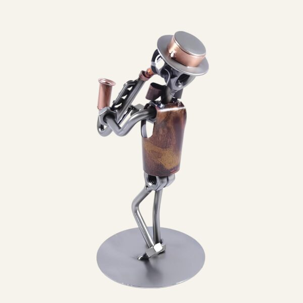 Figurine saxophoniste en métal - Cadeau pour saxophoniste