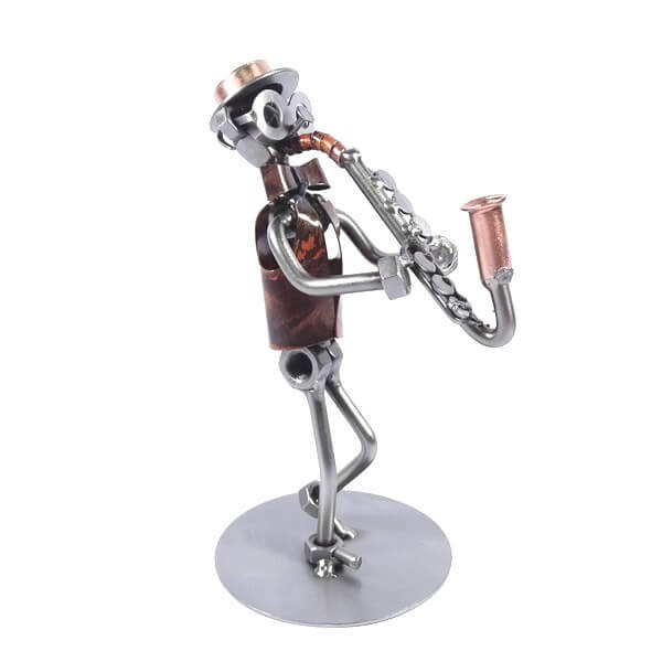 Figurine saxophoniste - Cadeau saxophoniste très original !