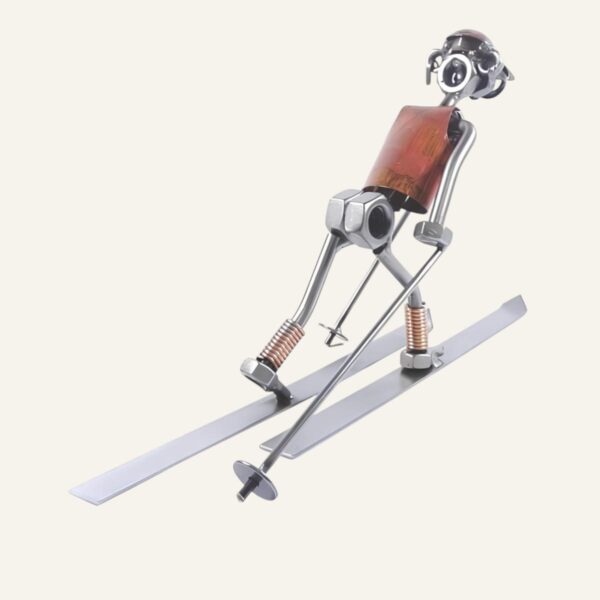 Cadeau ski de fond - Figurine ski de fond