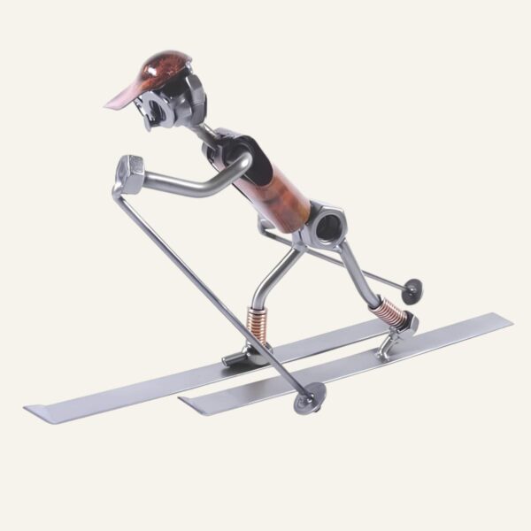 Cadeau ski de fond - Figurine ski de fond