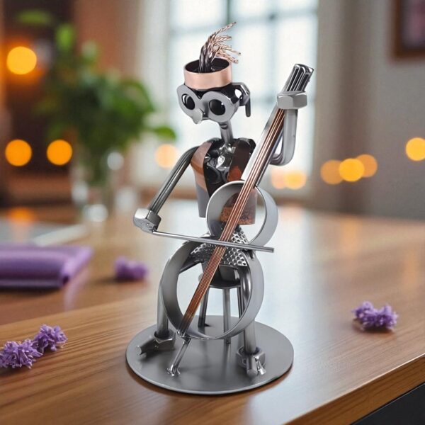 Cadeau violoncelle - Figurine violoncelliste femme