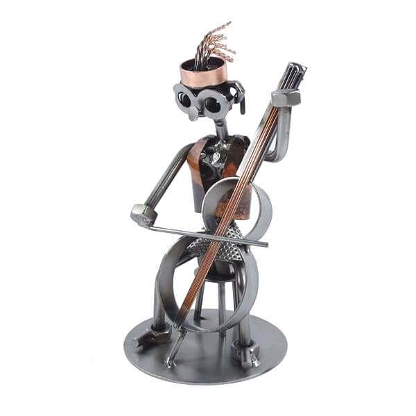 Figurine violoncelliste femme