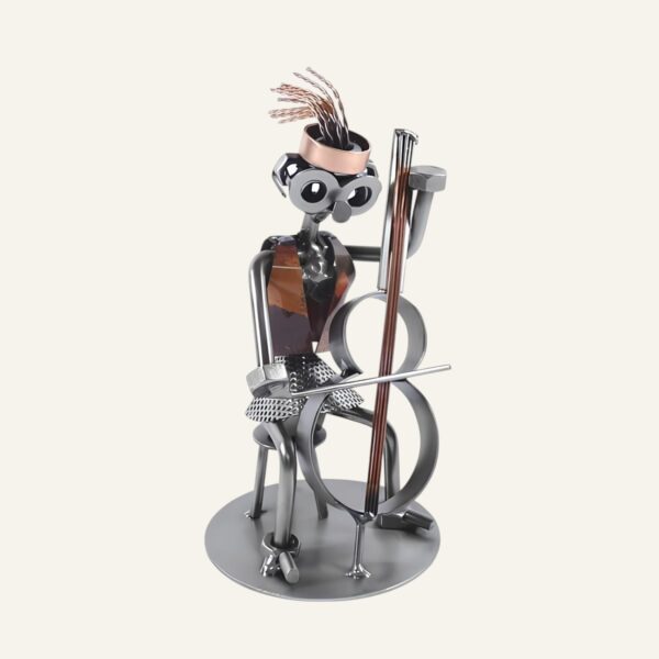 Cadeau violoncelle - Figurine violoncelliste femme