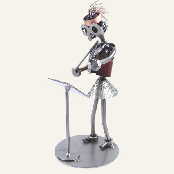 Cadeau pour violoniste - Figurine violoniste femme