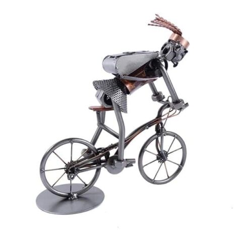 Figurine VTT femme - cadeau humoristique pour cycliste