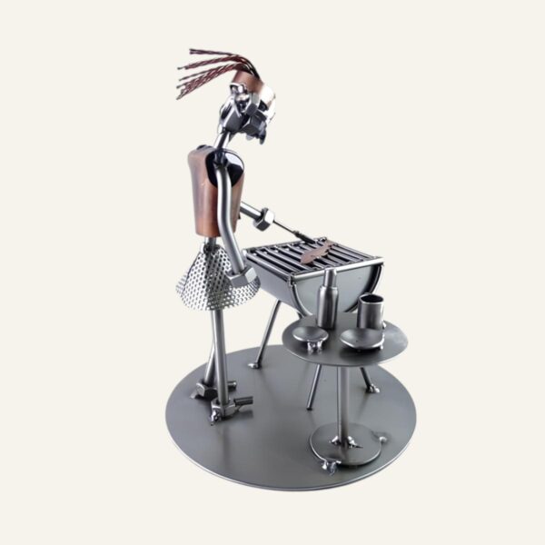Idée cadeau barbecue - Figurine Barbecue en métal – Image 5
