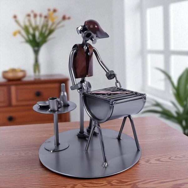 Idée cadeau barbecue - Figurine Barbecue en métal