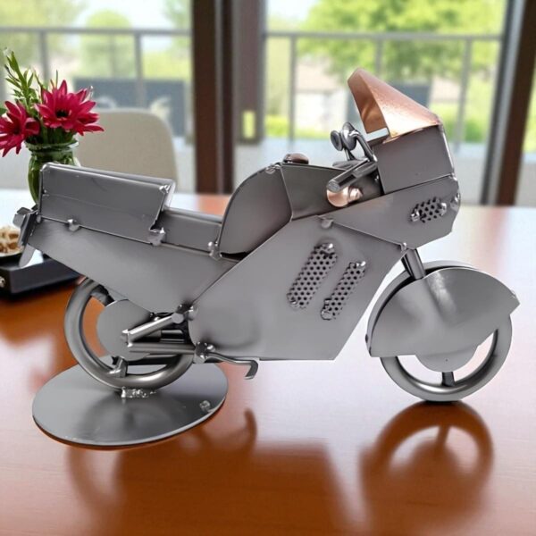 Cadeau BMW homme - Modèle moto en métal