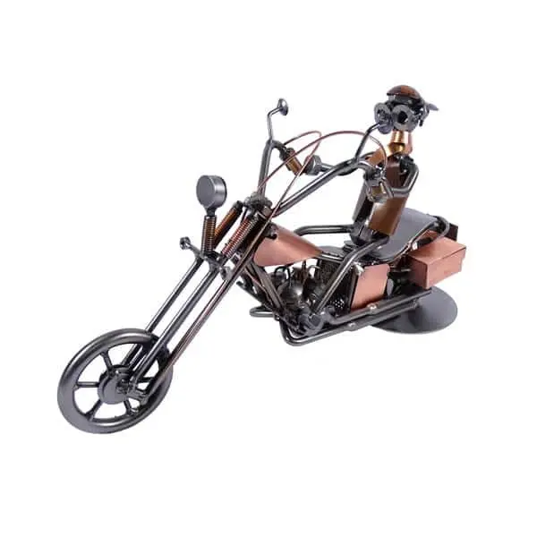 Figurine Motard et Moto - Hinz & Kunst Version Moto sportive
