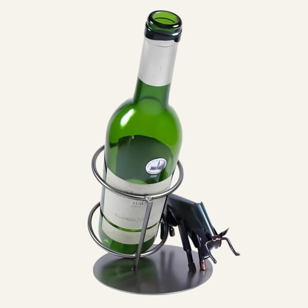 Porte bouteille vin Taureau – Cadeau signe du Taureau