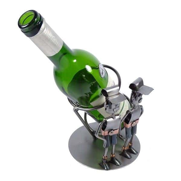Porte bouteille métal vin Gémeaux