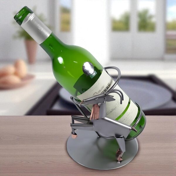 Porte-bouteille vin Capricorne - Cadeau homme capricorne