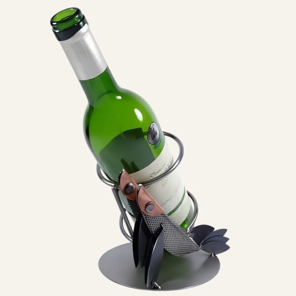 Porte-bouteille vin Poisson - Cadeau signe du poisson