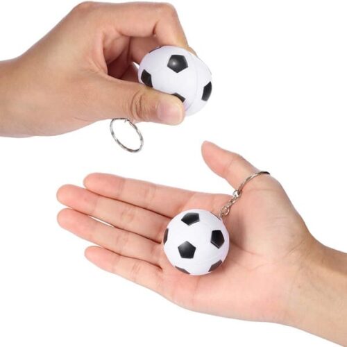 Porte-clés ballon de foot antistress