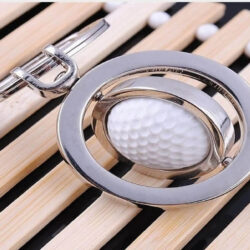 Un Porteclés Balle AntiStress à Pustules Dans Un Filet Couleur