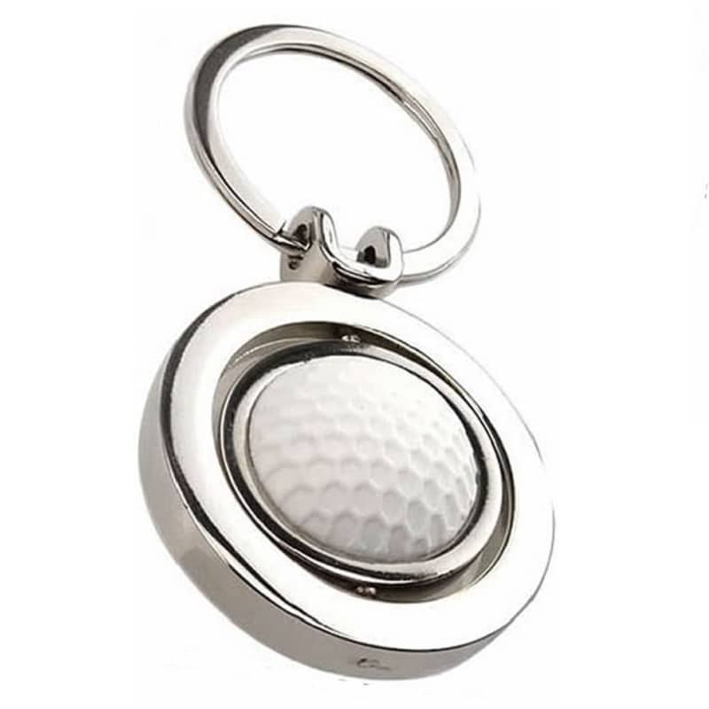 Porte-clé homme argent massif SAC DE GOLF