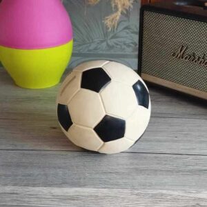 Tirelire Ballon De Football En PVC - Noir Et Blanc - Grande Capacité Avec Ouverture Rotative - Parfaite Pour Les Enfants Et Adultes