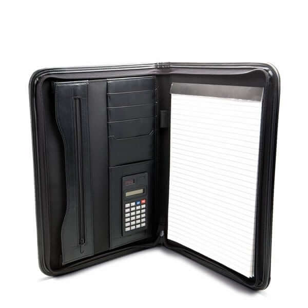 Conférencier porte document - A4 - Zippé - Noir