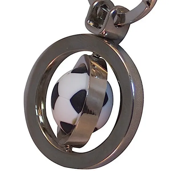 Porte-clu00e9s De Football, Cadeau Souvenir, Initiale De